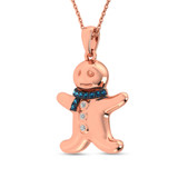 Photo of Gingy 1/10 Carat T.W. Pendant 14K Rose Gold [CP990R]