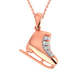Photo of Elsa 1/20 CT. T.W. Pendant 14K Rose Gold [CP985R]