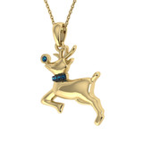 Photo of Vixen 1/20 CT. T.W. Pendant 14K Yellow Gold [CP991Y]