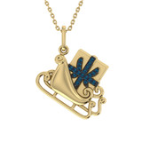 Photo of Sleigh Ride 1/5 Carat T.W. Pendant 10K Yellow Gold [CP992Y]