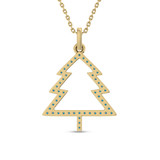 Photo of Cedar 1/3 CT. T.W. Pendant 10K Yellow Gold [CP973Y]