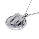 Photo of Glee 1/10 Carat T.W. Pendant 14K White Gold [CP984W]