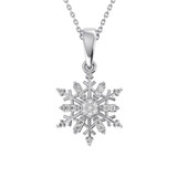 Photo of Iclyn 1/10 Carat T.W. Pendant 10K White Gold [CP980W]