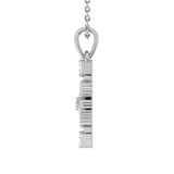 Photo of Nip 1/8 Carat T.W. Pendant 14K White Gold [CP979W]