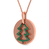 Photo of Flock 1/5 Carat T.W. Pendant 10K Rose Gold [CP982R]