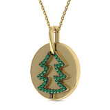 Photo of Flock 1/5 Carat T.W. Pendant 14K Yellow Gold [CP982Y]