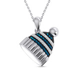 Photo of Frosty Hat 1/3 Carat T.W. Pendant 10K White Gold [CP975W]
