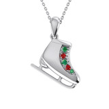 Photo of Winter 1/10 CT. T.W. Pendant 14K White Gold [CP974W]