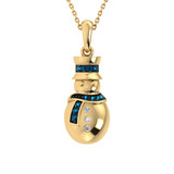 Photo of Jolle 1/7 CT. T.W. Pendant 10K Yellow Gold [CP978Y]