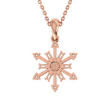 Photo of Frostine 1/8 CT. T.W. Pendant 10K Rose Gold [CP987R]