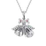 Photo of Winter Bells 1/6 CT. T.W. Pendant 14K White Gold [CP989W]