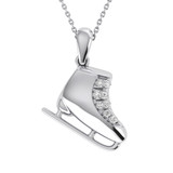 Photo of Elsa 1/20 CT. T.W. Pendant 10K White Gold [CP985W]