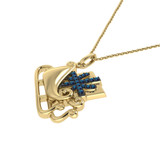 Photo of Sleigh Ride 1/5 CT. T.W. Pendant 14K Yellow Gold [CP992Y]