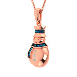 Photo of Jolle 1/7 CT. T.W. Pendant 10K Rose Gold [CP978R]