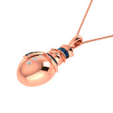 Photo of Jolle 1/7 CT. T.W. Pendant 10K Rose Gold [CP978R]