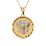 Photo of Glee 1/10 Carat T.W. Pendant 10K Yellow Gold [CP984Y]