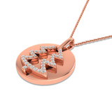 Photo of Spruce 1/6 Carat T.W. Pendant 10K Rose Gold [CP983R]