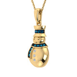 Photo of Jolle 1/7 Carat T.W. Pendant 14K Yellow Gold [CP978Y]