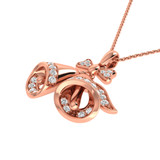 Photo of Snow Bells 1/5 Carat T.W. Pendant 10K Rose Gold [CP988R]