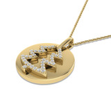 Photo of Spruce 1/6 CT. T.W. Pendant 14K Yellow Gold [CP983Y]