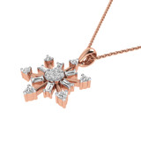 Photo of Frostine 1/8 Carat T.W. Pendant 14K Rose Gold [CP987R]