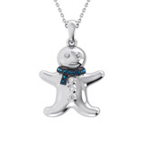 Photo of Gingy 1/10 Carat T.W. Pendant 14K White Gold [CP990W]