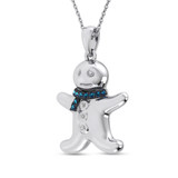 Photo of Gingy 1/10 Carat T.W. Pendant 14K White Gold [CP990W]