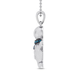 Photo of Gingy 1/10 Carat T.W. Pendant 14K White Gold [CP990W]