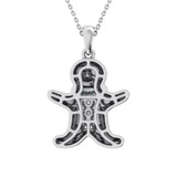 Photo of Gingy 1/10 Carat T.W. Pendant 14K White Gold [CP990W]