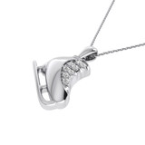 Photo of Elsa 1/20 CT. T.W. Pendant 14K White Gold [CP985W]