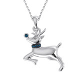 Photo of Vixen 1/20 CT. T.W. Pendant 10K White Gold [CP991W]