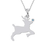 Photo of Vixen 1/20 CT. T.W. Pendant 10K White Gold [CP991W]