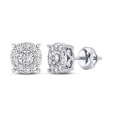 Photo of Nila 1/4 CT. T.W. Diamond Earring 14K White Gold [CE1217W]