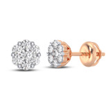 Photo of Nikita 1/3 Carat T.W. Diamond Earring 10K Rose Gold [CE1214R]
