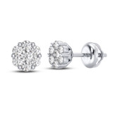 Photo of Nikita 1/3 Carat T.W. Diamond Earring 10K White Gold [CE1214W]