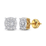 Photo of Nila 1/4 CT. T.W. Diamond Earring 14K Yellow Gold [CE1217Y]