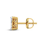 Photo of Nila 1/4 CT. T.W. Diamond Earring 14K Yellow Gold [CE1217Y]