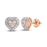 Photo of Nola 1/4 Carat T.W. Diamond Earring 14K Rose Gold [CE1210R]