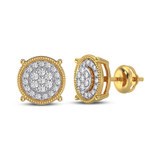 Photo of Marley 1/4 Carat T.W. Diamond Earring 10K Yellow Gold [CE1207Y]