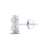Photo of Seraphina 1/2 Carat T.W. Diamond Earring 14K White Gold [CE1211W]