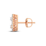 Photo of Seraphina 1/2 Carat T.W. Diamond Earring 14K Rose Gold [CE1211R]