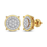 Photo of Amara 1/2 Carat T.W. Diamond Earring 10K Yellow Gold [CE1208Y]