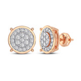 Photo of Amara 1/2 Carat T.W. Diamond Earring 10K Rose Gold [CE1208R]