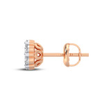 Photo of Alani 1/2 CT. T.W. Diamond Earring 10K Rose Gold [CE1213R]