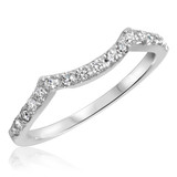 Photo of Carly 1/3 ct tw. Diamond Ladies Band 10K White Gold [BT702WL]