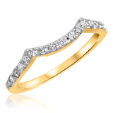 Photo of Carly 1/3 ct tw. Diamond Ladies Band 14K Yellow Gold [BT702YL]