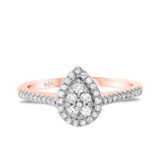 Photo of Harley 3/4 Carat T.W. Diamond Pear Cluster Bridal Set 10K Rose Gold [BT432RE-C000]