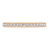 Photo of Dmitri 2 1/5 Carat T.W. Diamond Cushion Solitaire Bridal Set 14K Rose Gold [BT5020RL]