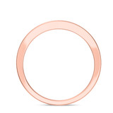 Photo of Declan 3/4 Carat T.W. Diamond Princess Cluster Bridal Set 14K Rose Gold [BT482RL]