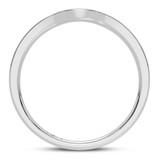 Photo of London 1/2 CT. T.W. Diamond Round Cluster Bridal Set 14K White Gold [BT5035WL]